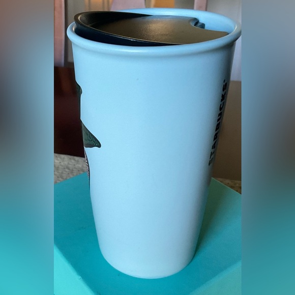 Starbucks Love & Hearts 2019 Valentines Ceramic Tumbler with lid - Picture 4 of 10